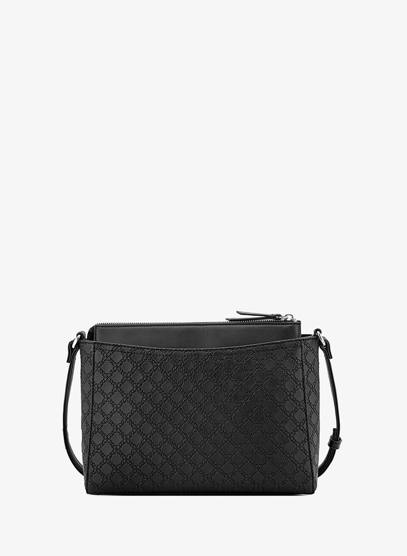 ناين ويست حقيبة كروس بودي بوي مينى بسحاب علوي - Image 2